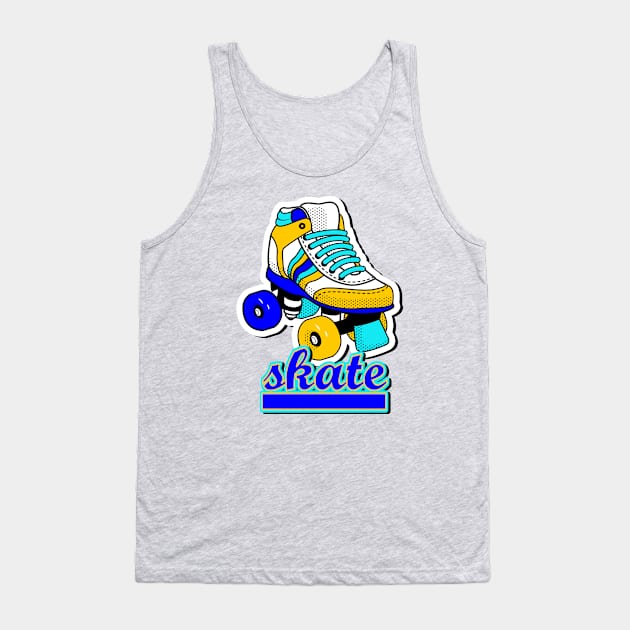 Retro Roller Skate Tank Top by AlondraHanley